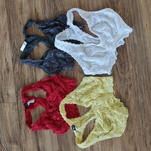 EUC Cosabella Never Say Never Curvy Racie Bralette Bundle